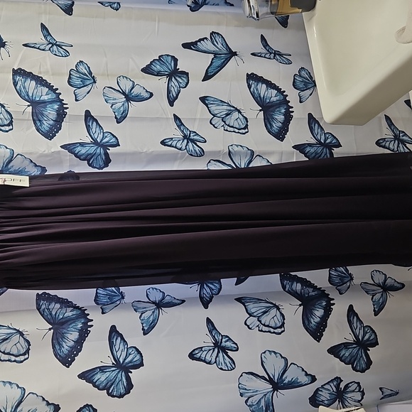 #Levkof Elegant Purple Halter Dress - Picture 2 of 10